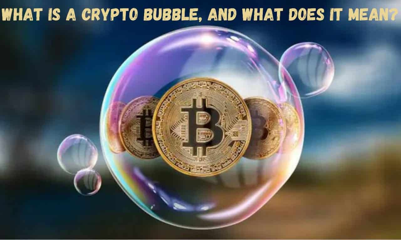 crypto bubble