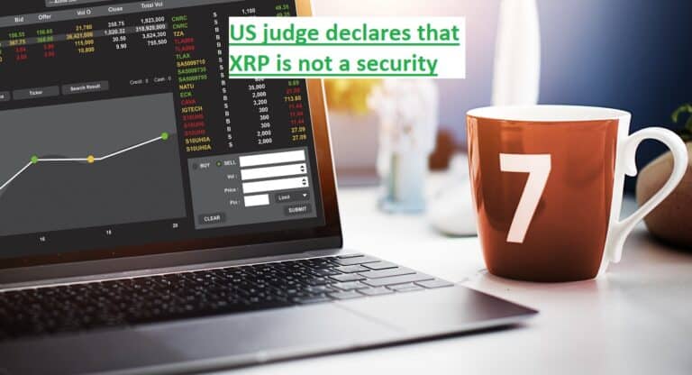 US judge declares that XRP is not a security